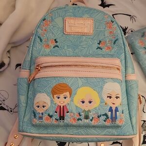 Loungefly Golden Girls Mini Backpack with Matching Wallet